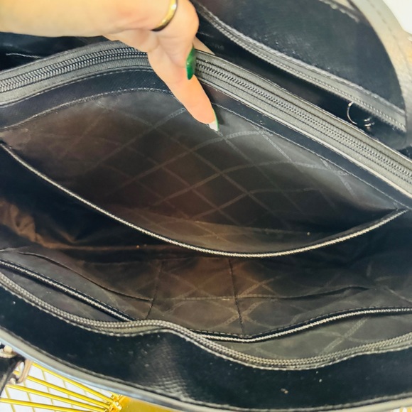 Michael Kors Jet Set Top Zip Multifunction Tote Shoulder Bag Black Large - Picture 5 of 11